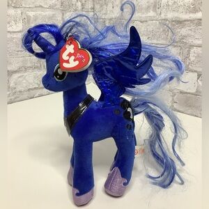 My Little Pony TY Princess Luna 9” Plush Unicorn Sparkle NWT Stuffed Animal